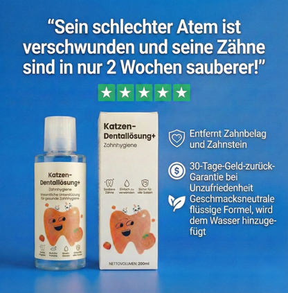 Dentallösung+ – Zahnpflege-Mittel für Katzen