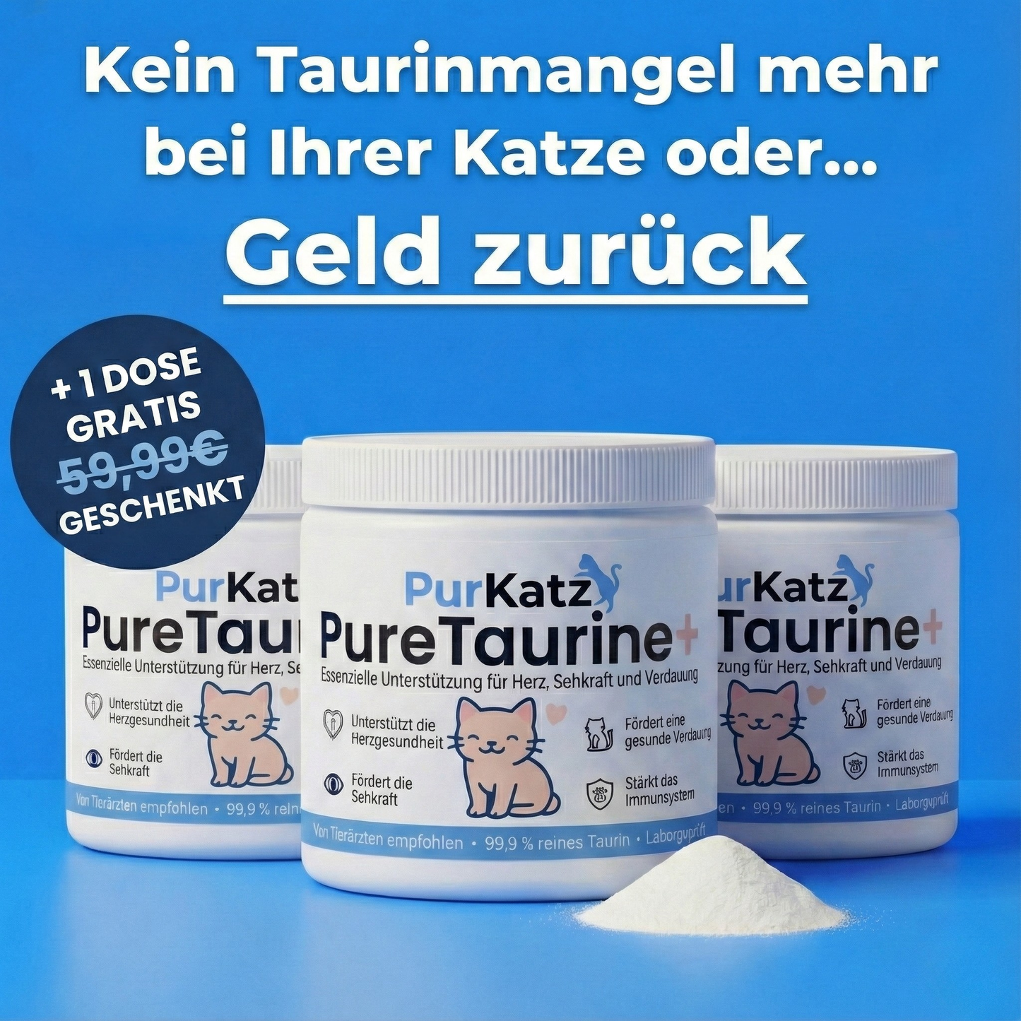 PureTaurine+ – Die Nr. 1 Empfehlung von Tierärzten
