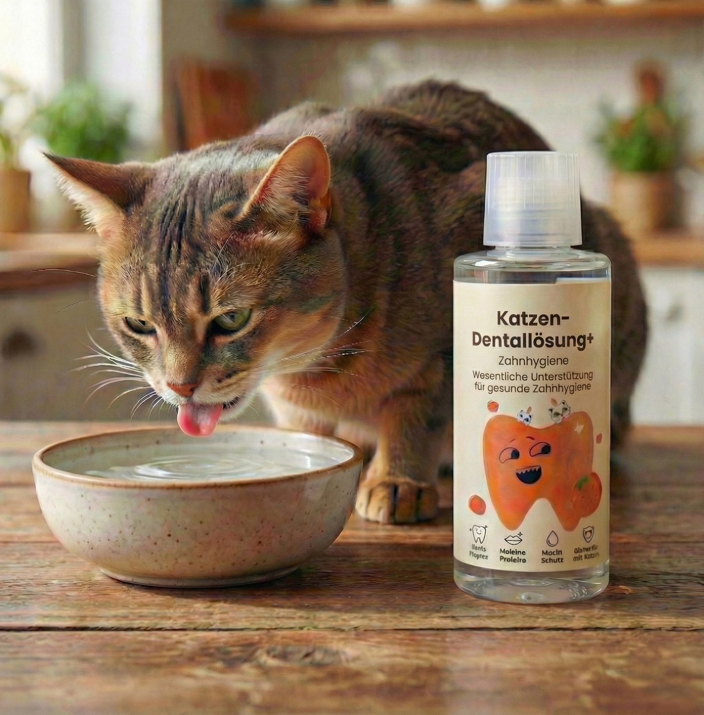 Dentallösung+ – Zahnpflege-Mittel für Katzen